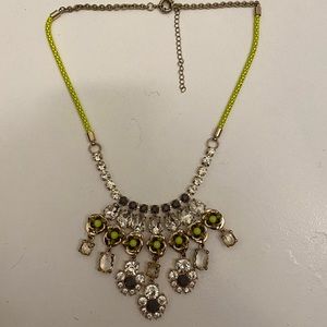 J. Crew jeweled necklace. Probably new (maybe worn once?) without tags. EUC.